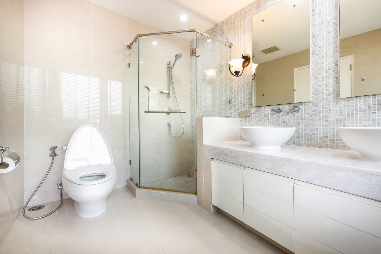 Modern bathroom in luxury house